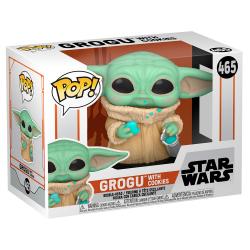 Figura POP Star Wars Mandalorian Grogu The Child with Cookie - Imagen 2
