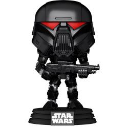 Figura POP Star Wars Mandalorian Dark Trooper Battle - Imagen 3