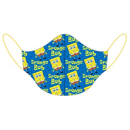Mascarilla infantil reutilizable Bob Esponja - Imagen 1