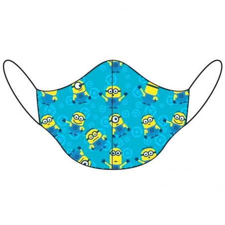 Mascarilla infantil reutilizable Minions - Imagen 1