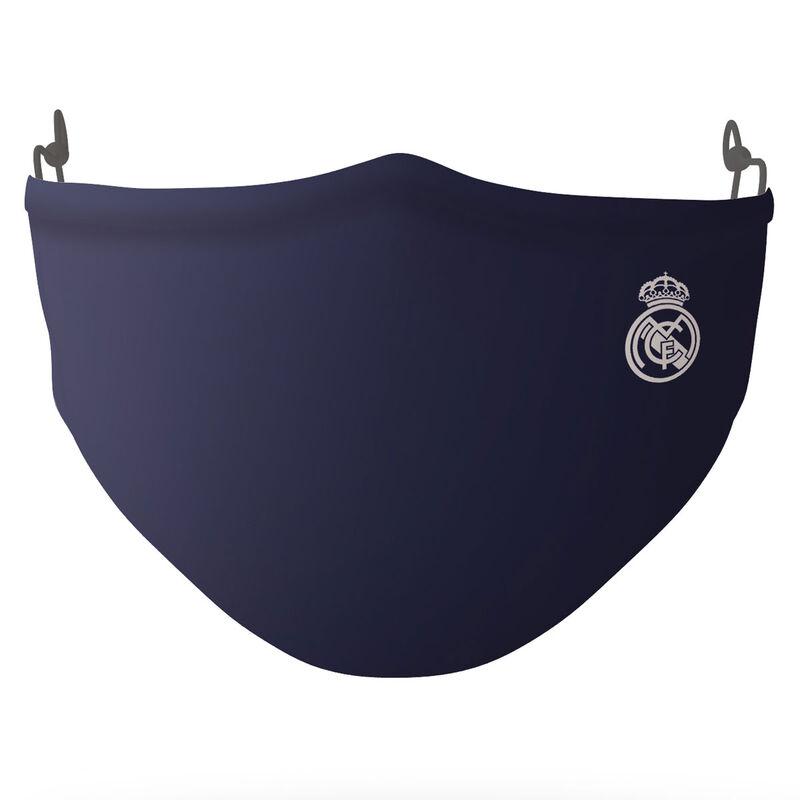 Mascarilla reutilizable Escudo Real Madrid adulto - Imagen 1