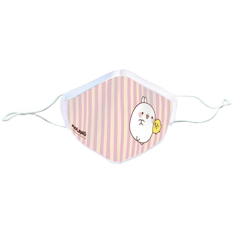 Mascarilla reutilizable Rayas Molang - Imagen 1
