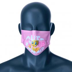 Mascarilla reutilizable Piolin Warner Bros infantil - Imagen 1