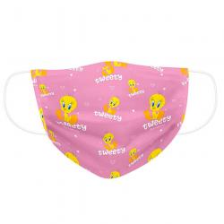 Mascarilla reutilizable Looney Tunes infantil - Imagen 1