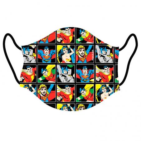 Mascarilla reutilizable DC Comics infantil - Imagen 1