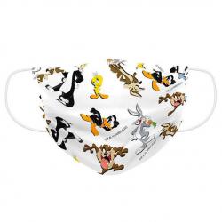 Mascarilla reutilizable Looney Tunes infantil - Imagen 1
