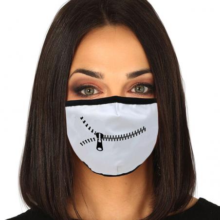 Mascarilla reutilizable 3 capas Zipper - Imagen 1