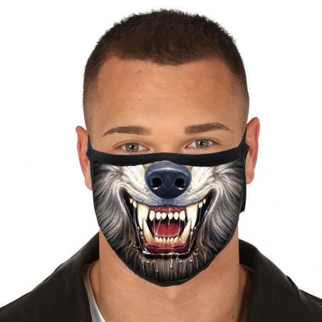 Mascarilla reutilizable 3 capas Wolf - Imagen 1