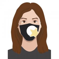 Mascarilla Filtro Carbon Estrella - Imagen 1