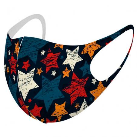 Mascarilla reutilizable Stars L - Imagen 1