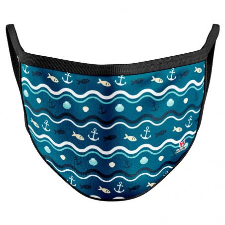 Mascarilla reutilizable Marino infantil - Imagen 1