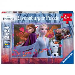 Puzzle Frozen 2 Disney 2x24pz - Imagen 1