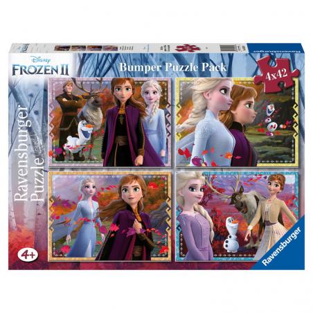 Puzzle Frozen 2 Disney 4x42pz - Imagen 1