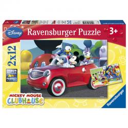 Puzzle Mickey Minnie and Co. Disney 2x12pz - Imagen 1