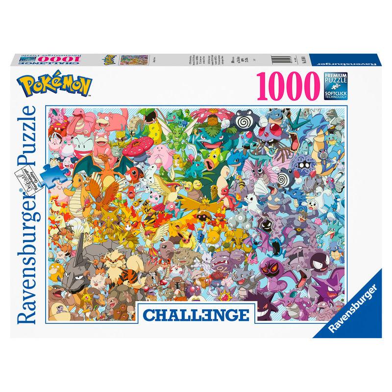Puzzle Challenge Pokemon 1000pz - Imagen 1