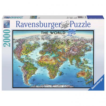 Puzzle Mapa Del Mundo 2000pz - Imagen 1