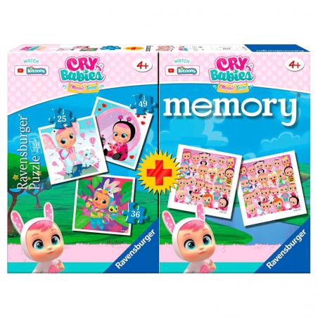 Multipack memory + 3 puzzles Bebes Llorones - Imagen 1