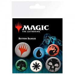 Set chapas Symbols Magic The Gathering Mana - Imagen 1