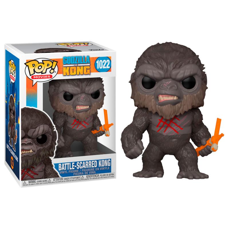 Figura POP Godzilla Vs Kong Battle Scarred Kong - Imagen 1