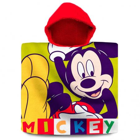 Poncho toalla Mickey Disney algodon - Imagen 1