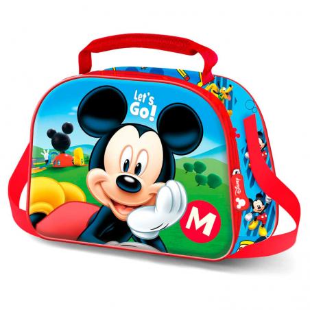 Bolsa portameriendas 3D Lets Go Mickey Disney - Imagen 1
