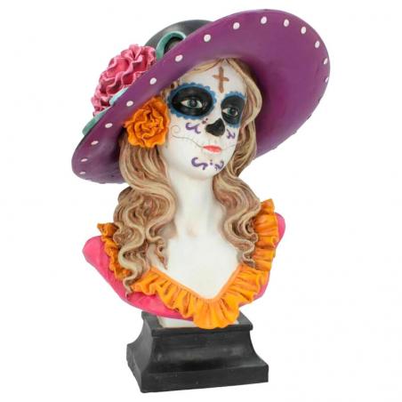 Busto Marigold Dia de Muertos - Imagen 1