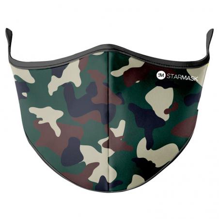 Mascarilla reutilizable Gamouflage Green L - Imagen 1