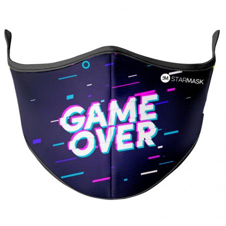 Mascarilla reutilizable Game Over M - Imagen 1