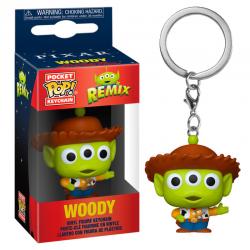 Llavero Pocket POP Disney Pixar Alien Remix Woody - Imagen 1