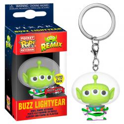 Llavero Pocket POP Disney Pixar Alien Remix Buzz Glow Exclusive - Imagen 1