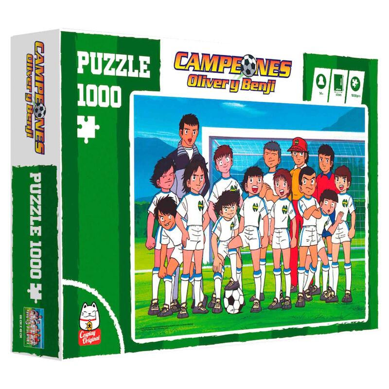 Puzzle Foto Equipo Campeones Oliver y Benji 1000pzs - Imagen 1