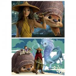 Puzzle Raya y el Ultimo Dragon Disney madera 2x25pzs - Imagen 2