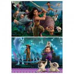 Puzzle Raya y El Ultimo Dragon Disney 2x100pzs - Imagen 2