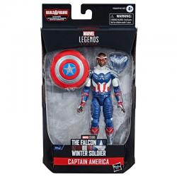 Figura Capitan America Falcon y el Soldado de Invierno Marvel 15cm - Imagen 1