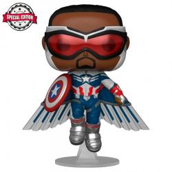 Figura POP Marvel The Falcon and the Winter Soldier Captain America Exclusive - Imagen 2
