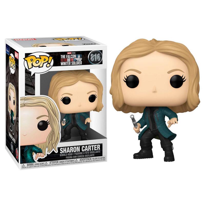 Figura POP Marvel The Falcon and the Winter Soldier Sharon Carter - Imagen 1