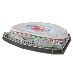 Puzzle 3D Estadio Wanda Metropolitano Atletico de Madrid led - Imagen 4