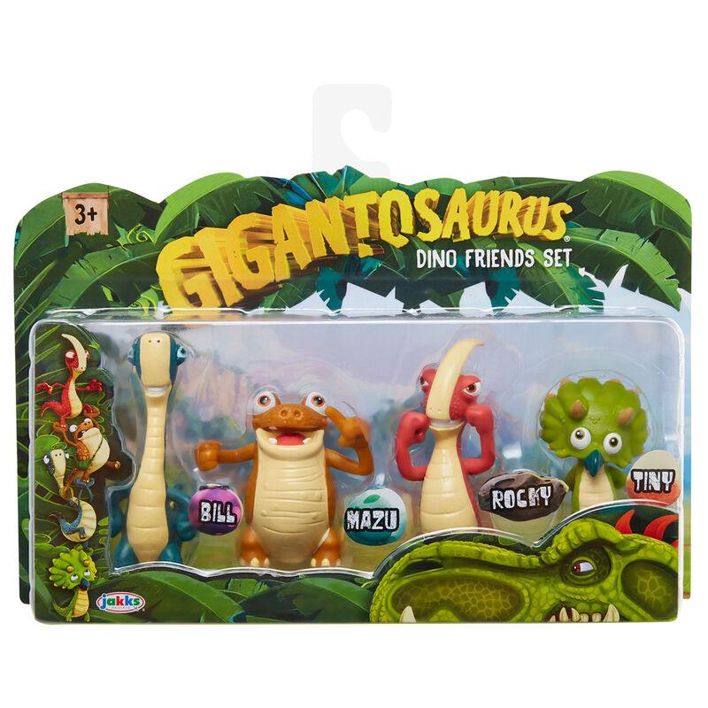Set 4 figuras Dino Friends Gigantosaurus - Imagen 1