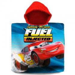 Poncho toalla Cars Disney algodon - Imagen 1
