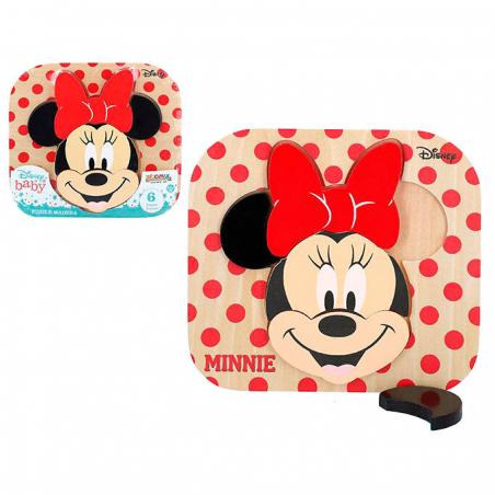 Puzzle madera Minnie Disney - Imagen 1