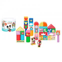 Bote 40 Blocks Mickey and Minnie Disney madera - Imagen 1