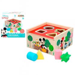 Cubo formas madera Mickey Minnie Disney - Imagen 1