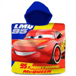 Poncho toalla Cars Disney algodon - Imagen 1