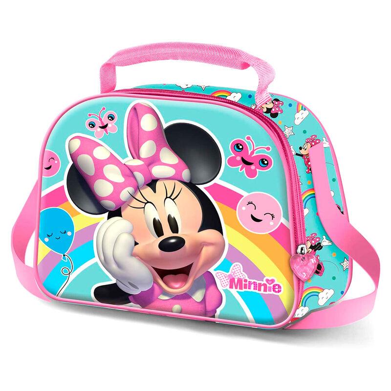 Bolsa portameriendas 3D Rainbow Minnie Disney - Imagen 1