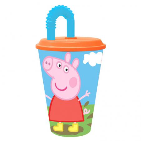 Vaso caña Peppa Pig - Imagen 1
