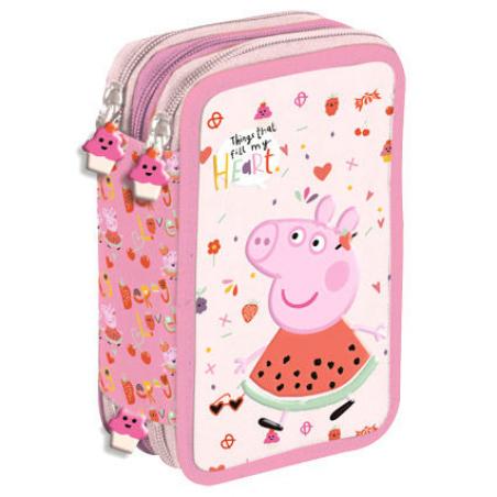 Plumier Peppa Pig triple - Imagen 1