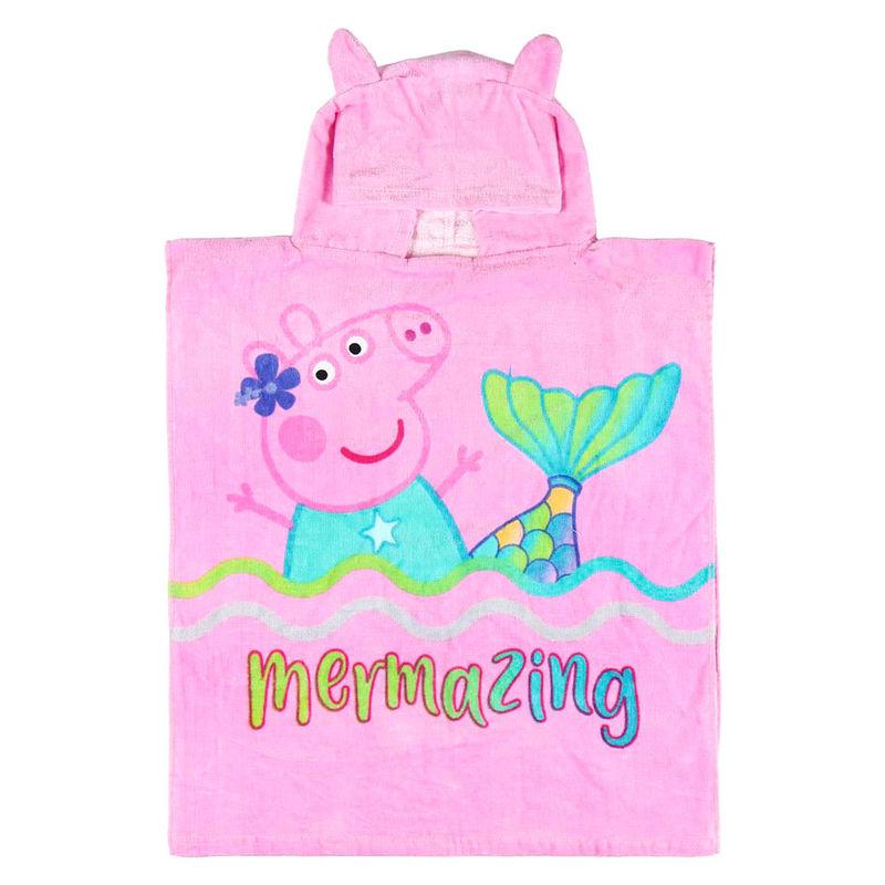 Poncho toalla Peppa Pig algodon - Imagen 1