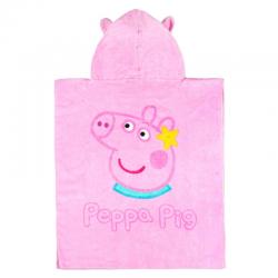 Poncho toalla Peppa Pig algodon - Imagen 2