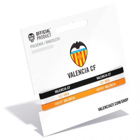 Pulsera classic Valencia CF tricolor - Imagen 1