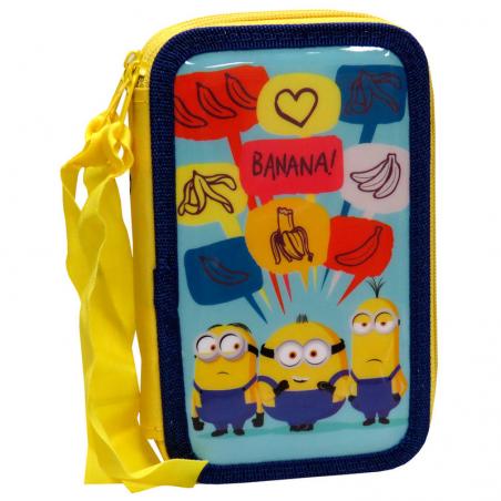 Plumier Minions triple - Imagen 1